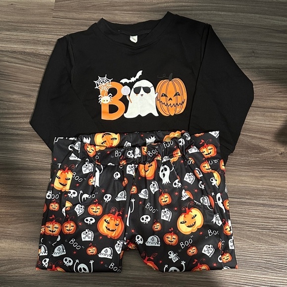 Other - Spooky Boo Ghost and Pumpkin Kids Costume Set